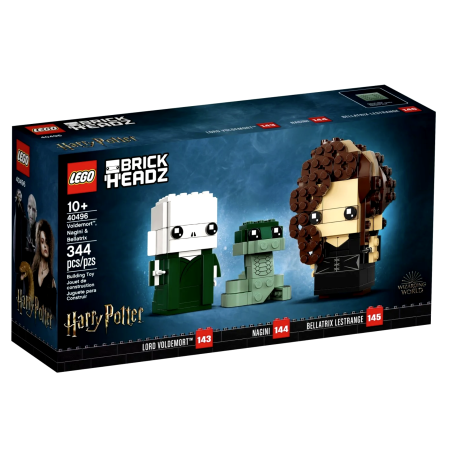 LEGO BrickHeadz 40496 Voldemort, Nagini i Bellatrix Harry Potter